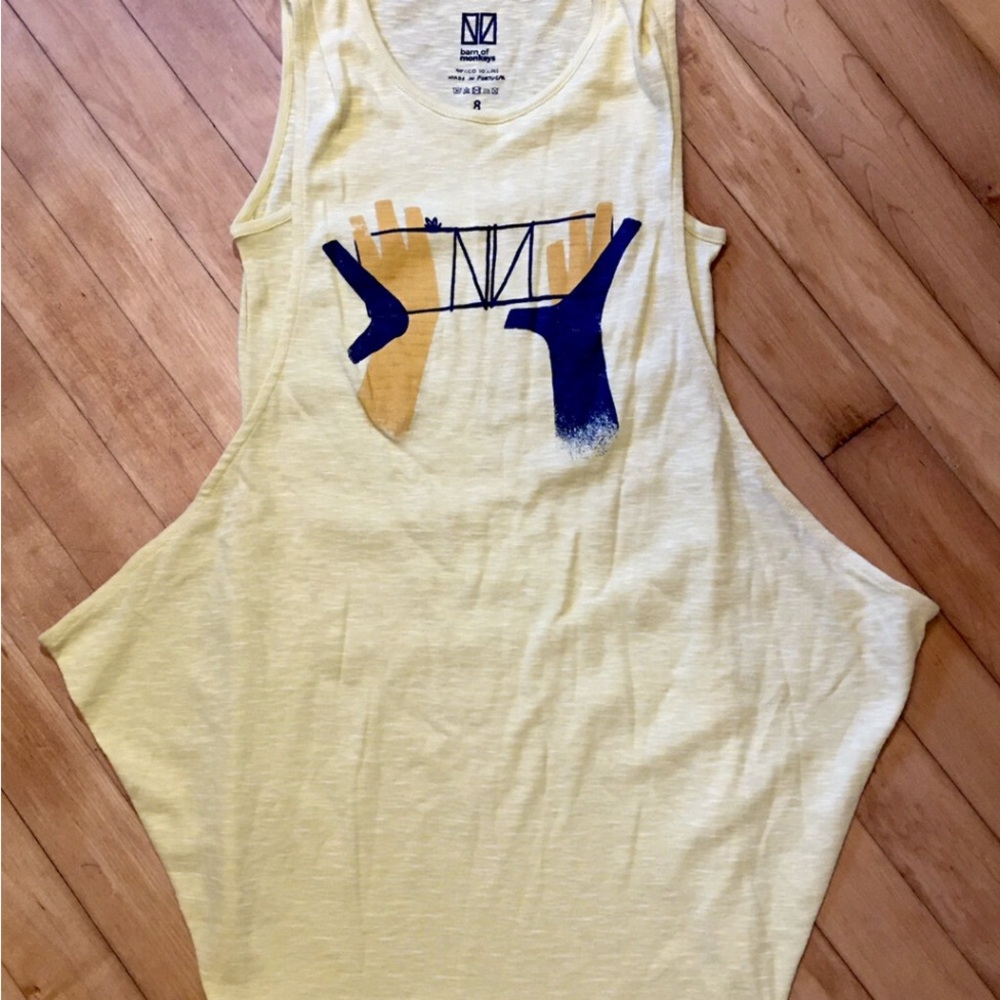 Jumping Beans Yellow Graphic Tank Dress for Kids
